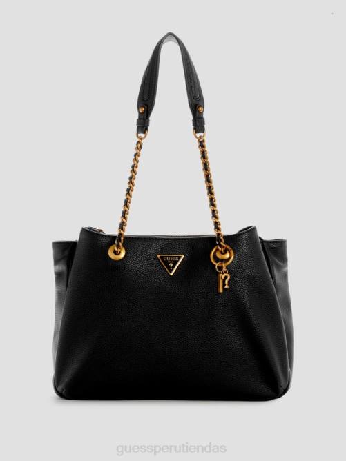 GUESS cartera de hombro becci novia mujer 0P8X3020 estampado floral negro bolsas