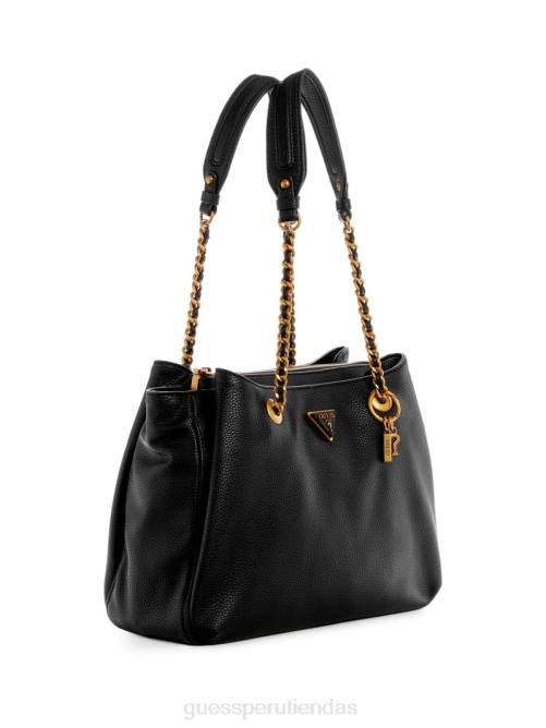 GUESS cartera de hombro becci novia mujer 0P8X3020 estampado floral negro bolsas