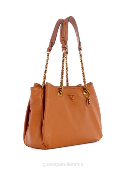 GUESS cartera de hombro becci novia mujer 0P8X3027 coñac bolsas