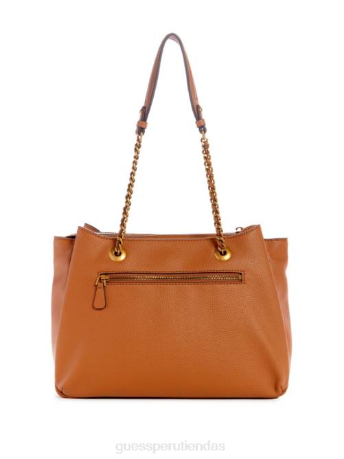 GUESS cartera de hombro becci novia mujer 0P8X3027 coñac bolsas