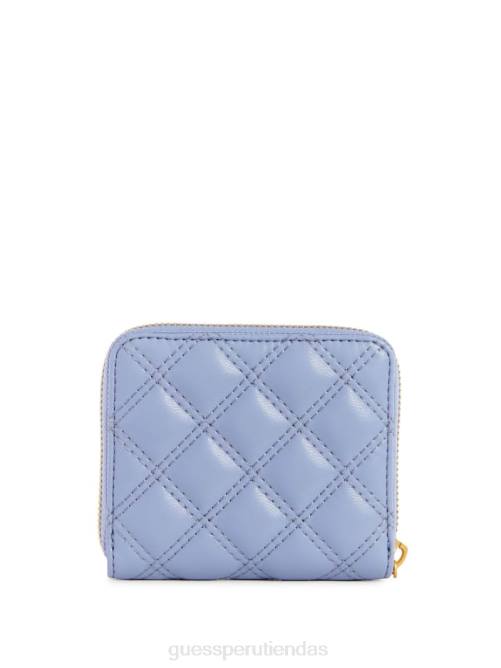 GUESS cartera giully pequeña con cremallera alrededor mujer 0P8X3144 sabio bolsas