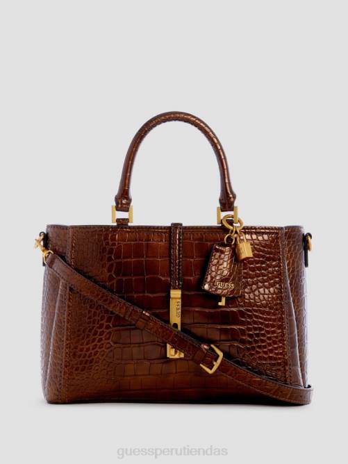 GUESS cartera james croc novia mujer 0P8X2761 bronce bolsas