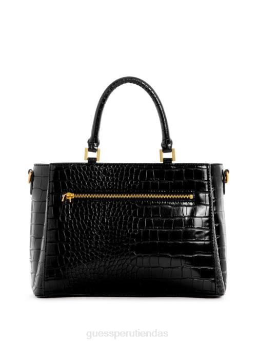 GUESS cartera james croc novia mujer 0P8X2826 estampado floral negro bolsas