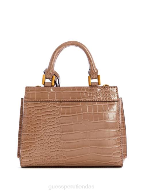 GUESS cartera katie mini de cocodrilo mujer 0P8X3285 lirio verde bolsas