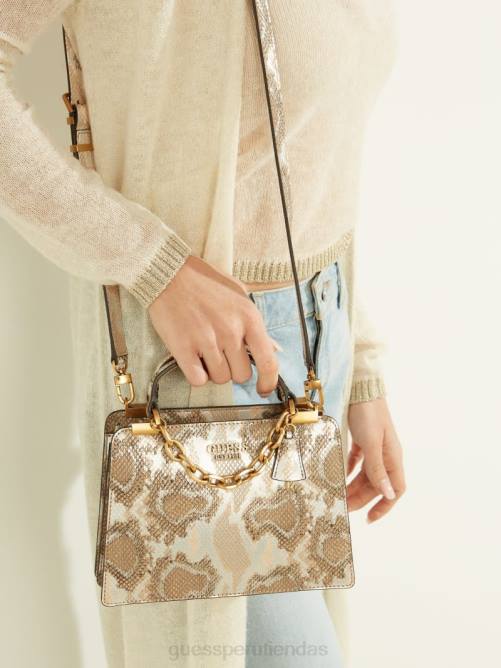 GUESS cartera kristle python novia mujer 0P8X3303 resplandor solar bolsas