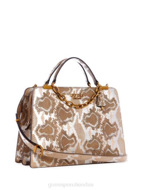 GUESS cartera kristle python novia mujer 0P8X3303 resplandor solar bolsas