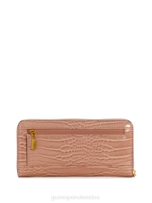 GUESS cartera laurel grande con cremallera alrededor mujer 0P8X3159 camuflaje bolsas