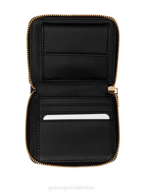 GUESS cartera laurel pequeña con cremallera alrededor mujer 0P8X3146 lavado de nubes bolsas