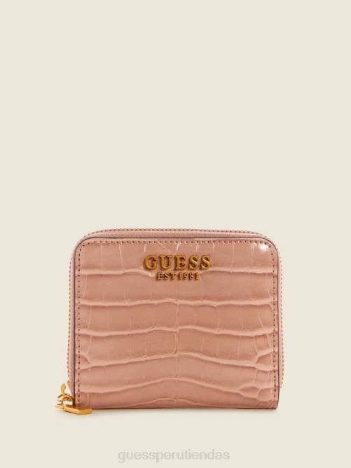 GUESS cartera laurel pequeña con cremallera alrededor mujer 0P8X3155 camuflaje bolsas