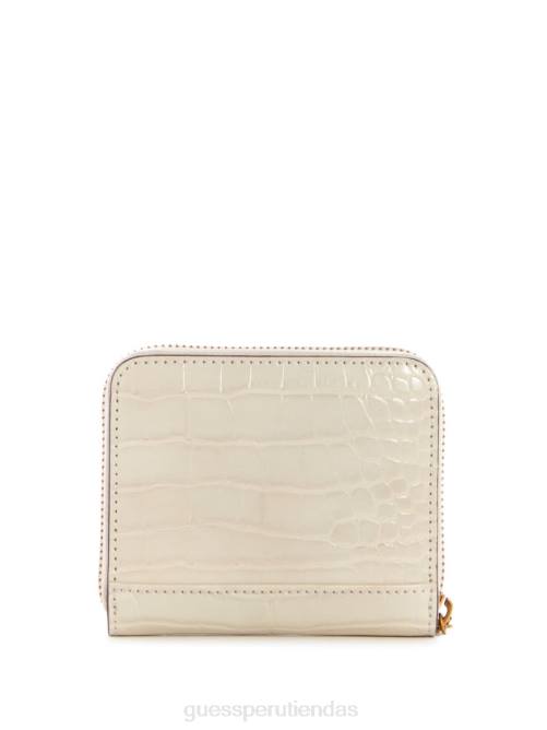 GUESS cartera laurel pequeña con cremallera alrededor mujer 0P8X3156 marrón/marrón egipcio bolsas