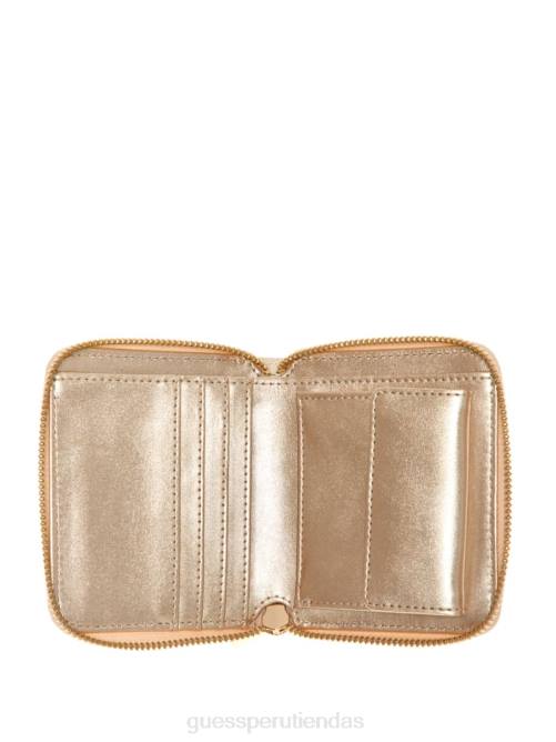 GUESS cartera lisbet pequeña con cremallera mujer 0P8X3143 blanco bolsas