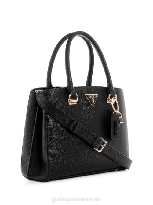 GUESS cartera novia noelle mujer 0P8X2823 estampado floral negro bolsas