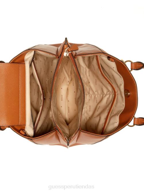 GUESS cartera novia noelle mujer 0P8X2841 coñac ligero bolsas