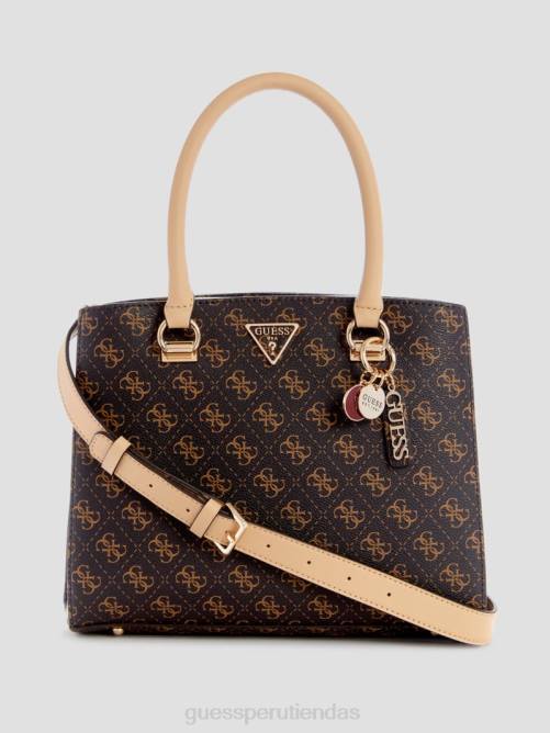 GUESS cartera novia noelle quattro g mujer 0P8X3234 marrón múltiple bolsas