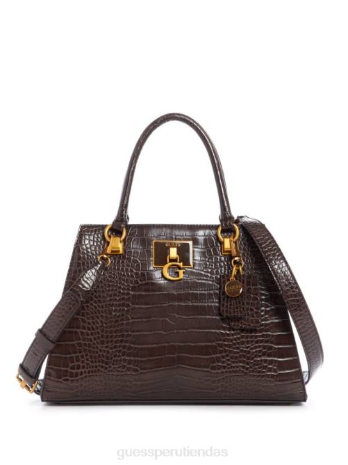 GUESS cartera novia stephi croc mujer 0P8X3293 Café exprés bolsas