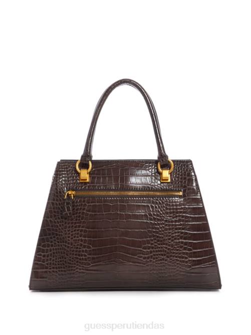GUESS cartera novia stephi croc mujer 0P8X3293 Café exprés bolsas