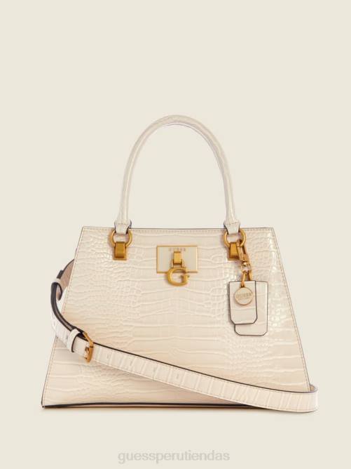 GUESS cartera novia stephi croc mujer 0P8X3304 blanco bolsas