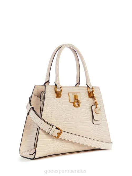 GUESS cartera novia stephi croc mujer 0P8X3304 blanco bolsas