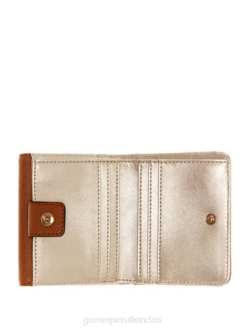 GUESS cartera pequeña aviana mujer 0P8X3166 café con leche/lila bolsas