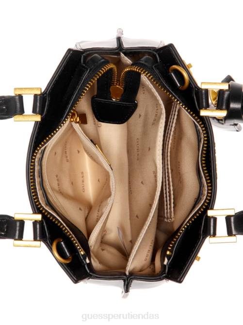 GUESS mini satchel katey de paja mujer 0P8X2984 noche azul bolsas