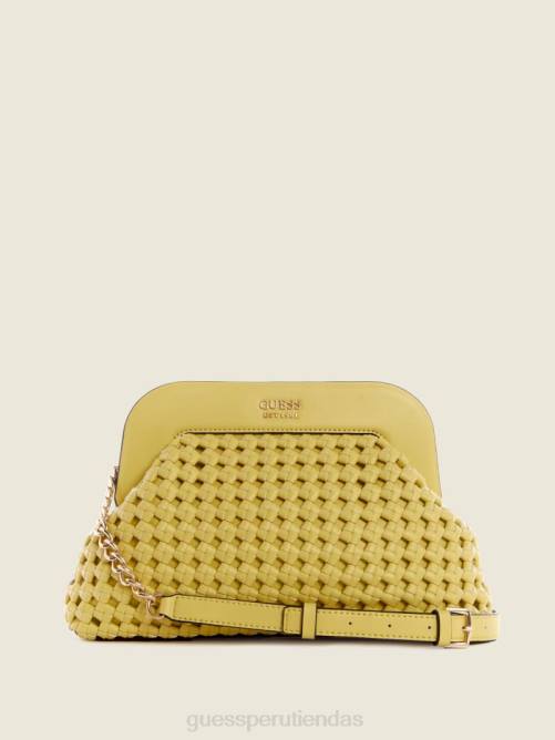 GUESS bolso de mano con marco sicilia mujer 0P8X3319 luz de oro bolsas
