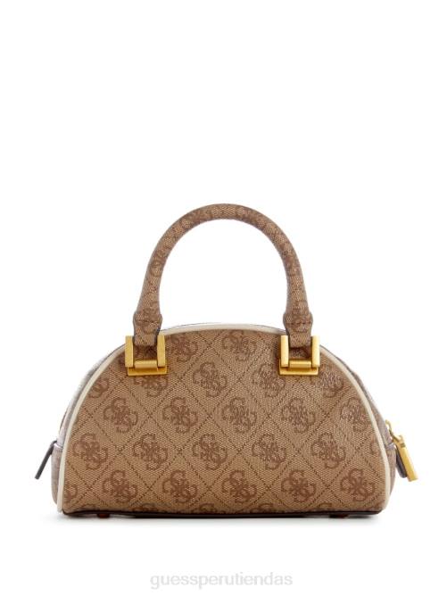 GUESS mini bombín Mildred quattro g mujer 0P8X2757 logotipo de café con leche bolsas