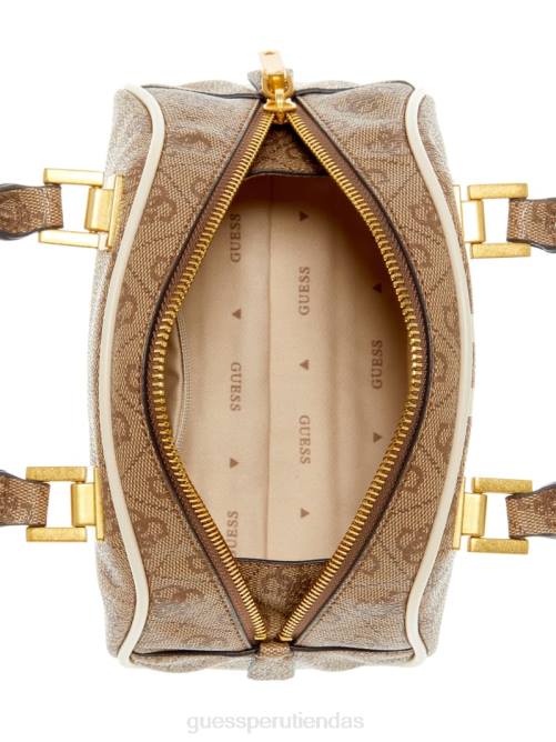 GUESS mini bombín Mildred quattro g mujer 0P8X2757 logotipo de café con leche bolsas