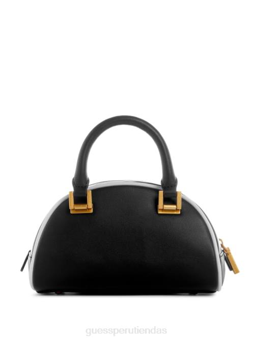 GUESS mini bombín rojo suave mujer 0P8X2756 estampado floral negro bolsas