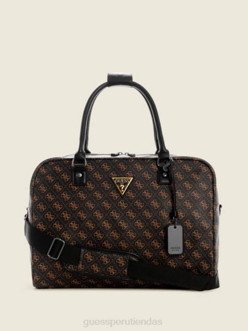 GUESS bolsa de lona hemingway mujer 0P8X3215 marrón bolsas