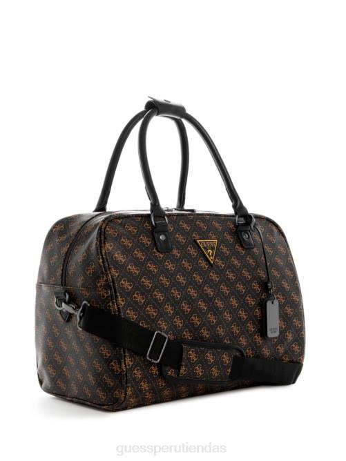 GUESS bolsa de lona hemingway mujer 0P8X3215 marrón bolsas