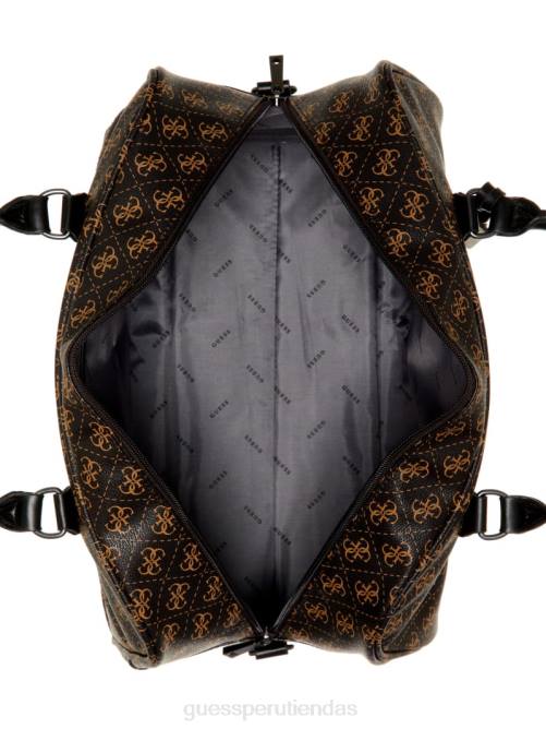 GUESS bolsa de lona hemingway mujer 0P8X3215 marrón bolsas