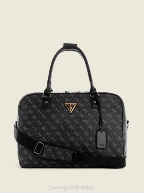 GUESS bolsa de lona hemingway mujer 0P8X3223 carbón multi bolsas