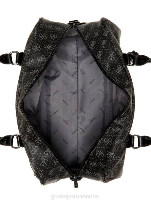 GUESS bolsa de lona hemingway mujer 0P8X3223 carbón multi bolsas