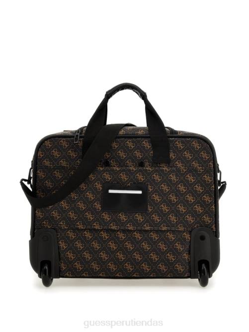 GUESS bolsa de viaje con ruedas piloto vezzola mujer 0P8X3168 brocado azul bolsas