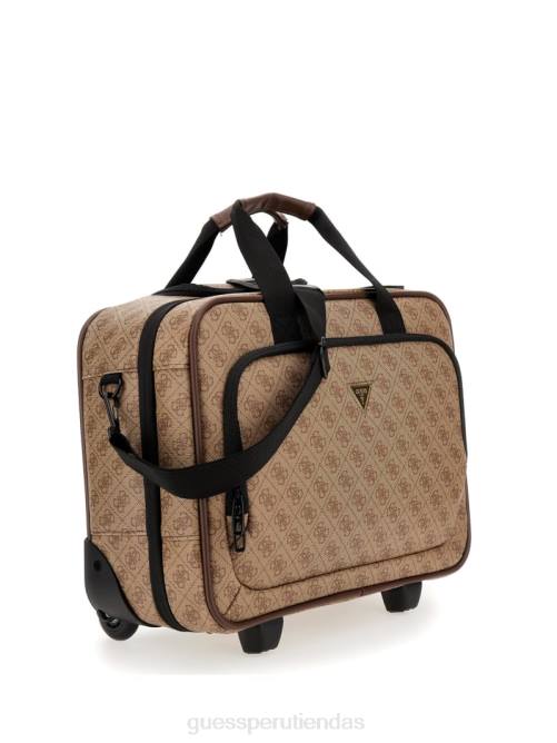GUESS bolsa de viaje con ruedas piloto vezzola mujer 0P8X3170 bambú bolsas