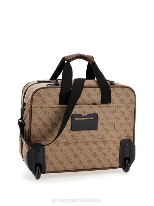 GUESS bolsa de viaje con ruedas piloto vezzola mujer 0P8X3170 bambú bolsas