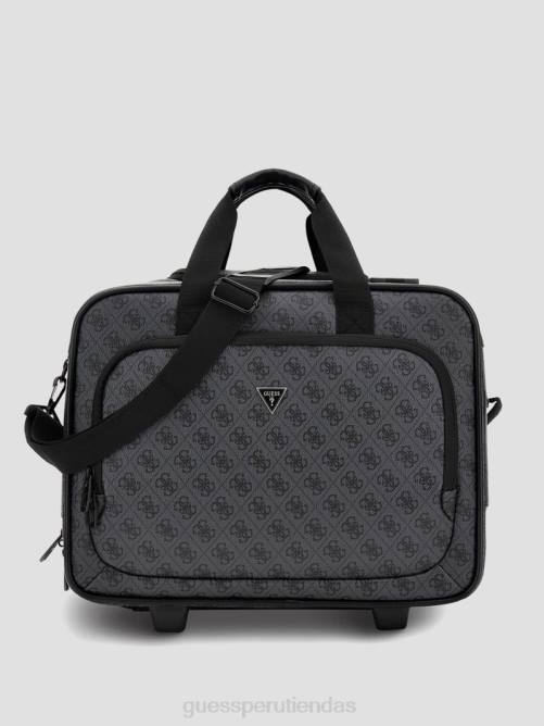 GUESS bolsa de viaje con ruedas piloto vezzola mujer 0P8X3171 carbón multi bolsas