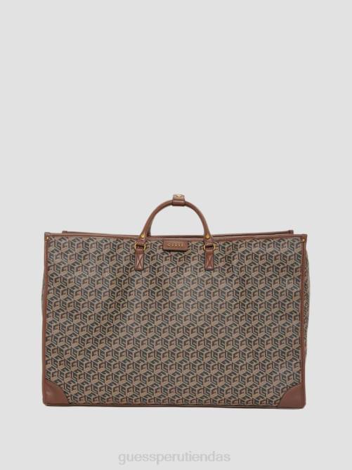 GUESS bolso de lona ederlo mujer 0P8X3184 estampado floral negro bolsas