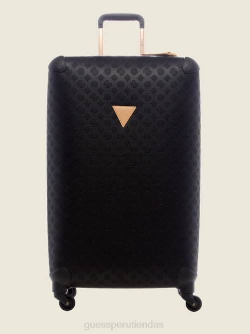 GUESS maleta de 4 ruedas más salvaje mujer 0P8X3230 estampado floral negro bolsas