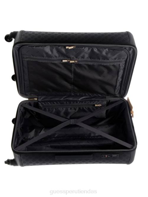 GUESS maleta de 4 ruedas más salvaje mujer 0P8X3230 estampado floral negro bolsas
