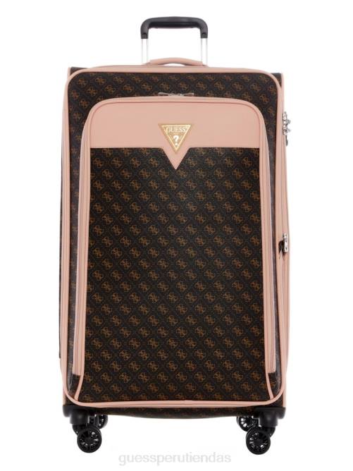 GUESS maleta giratoria olson mujer 0P8X3229 marrón bolsas