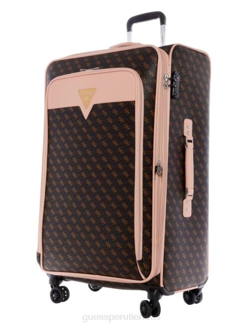 GUESS maleta giratoria olson mujer 0P8X3229 marrón bolsas