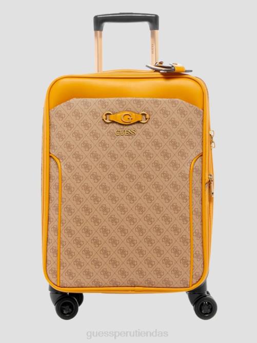 GUESS maleta izzy de 8 ruedas mujer 0P8X3188 amarillo/amarillo limón bolsas