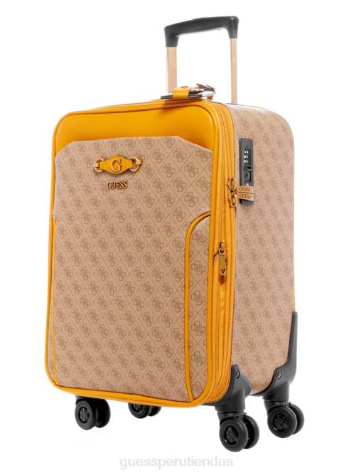 GUESS maleta izzy de 8 ruedas mujer 0P8X3188 amarillo/amarillo limón bolsas