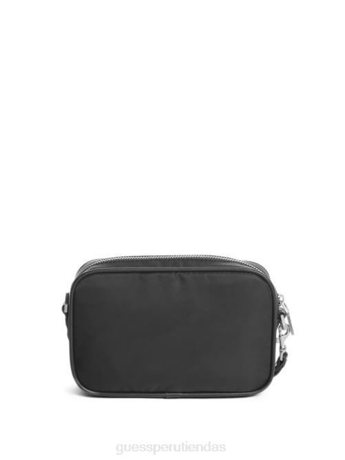 GUESS neceser pequeño certosa mujer 0P8X3202 estampado floral negro bolsas