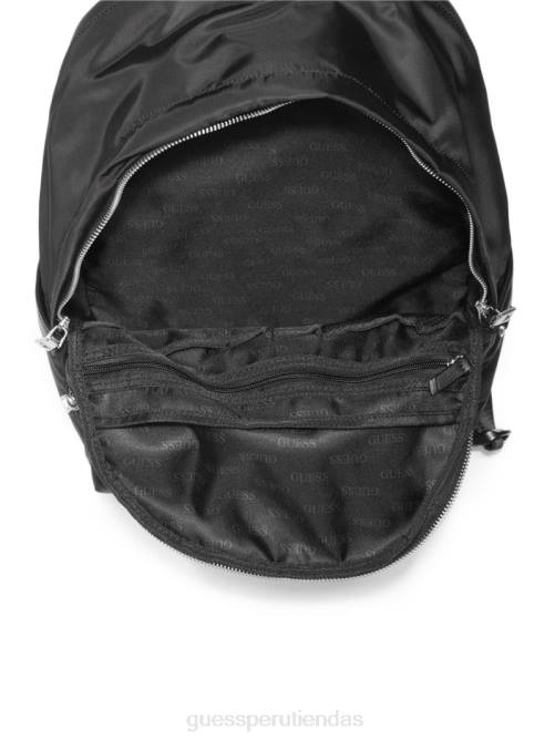GUESS mochila compacta certosa mujer 0P8X3203 estampado floral negro bolsas
