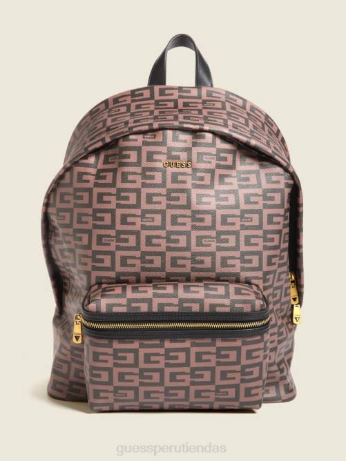 GUESS mochila compacta escape mujer 0P8X3249 marrón bolsas