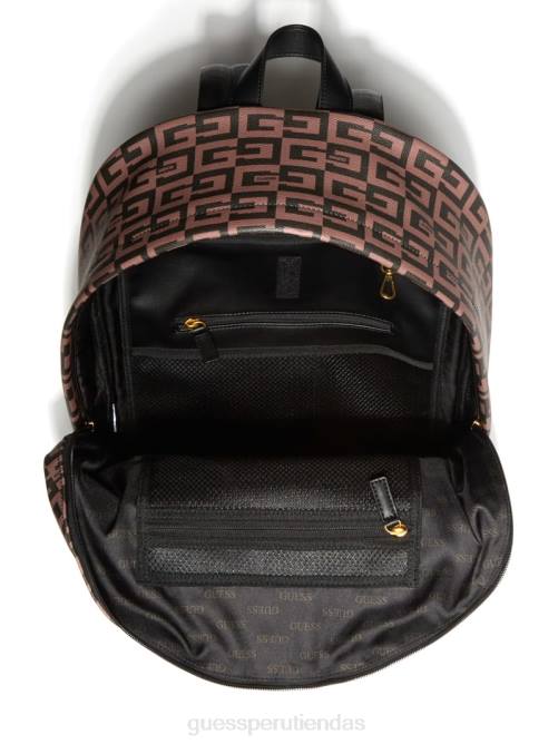 GUESS mochila compacta escape mujer 0P8X3249 marrón bolsas