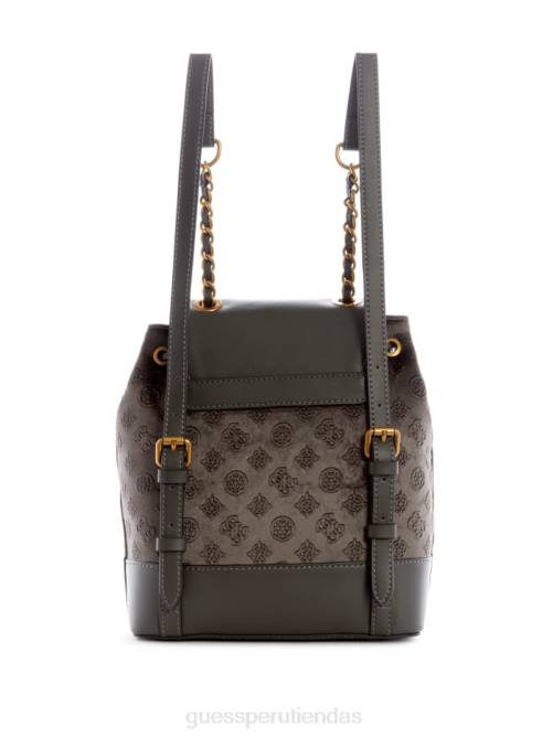 GUESS mochila inia mujer 0P8X3213 gris bolsas