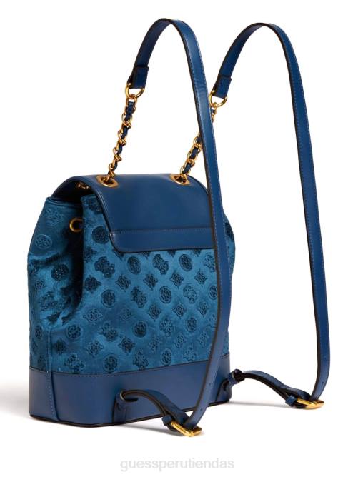 GUESS mochila kimi de terciopelo mujer 0P8X3220 Armada bolsas